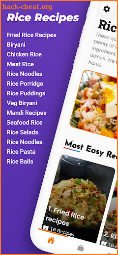 Rice Recipes Pro screenshot