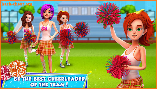 Rich Cheerleader Girl Fashion Makeover Game screenshot