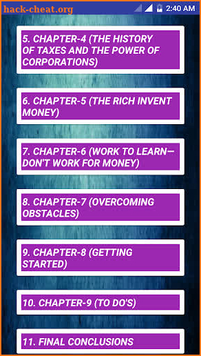 RICH DAD POOR DAD- Financial Guide for beginners screenshot