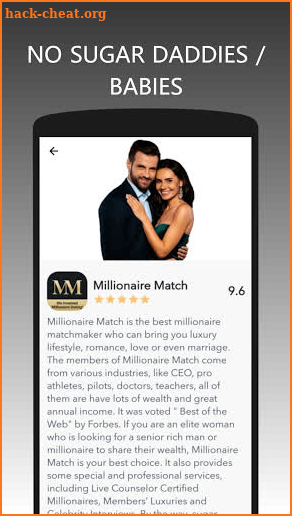 Rich Dating - luxy dating apps for rich men dating screenshot