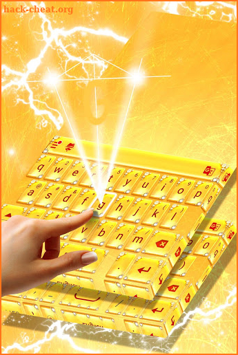 Rich Gold Keyboard Theme screenshot