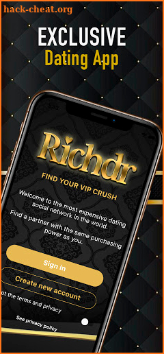 Richdr - Dating for millionair screenshot
