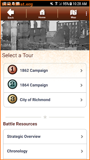 Richmond Battle App screenshot