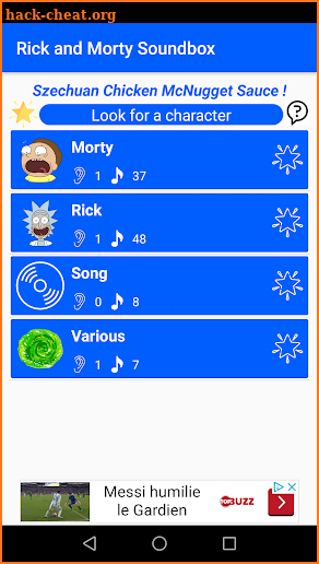 Rick and Morty Fan Soundboard screenshot