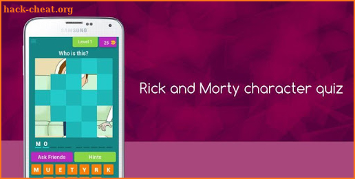 Rick and Morty Quiz Game screenshot
