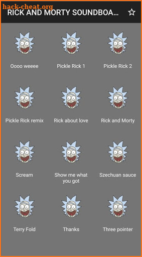 Rick and Morty Soundboard -Funny sounds screenshot