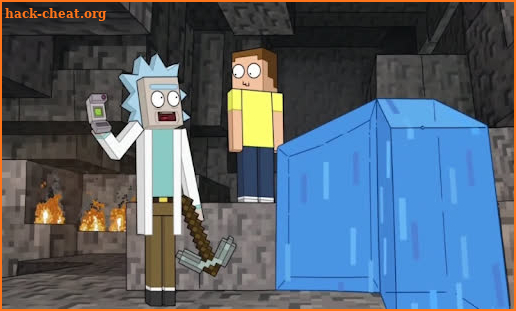 Rick & Morty Space Cruiser Addon for Minecraft PE screenshot