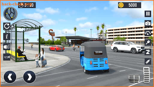 Rickshaw Driver Tuk Tuk Game screenshot
