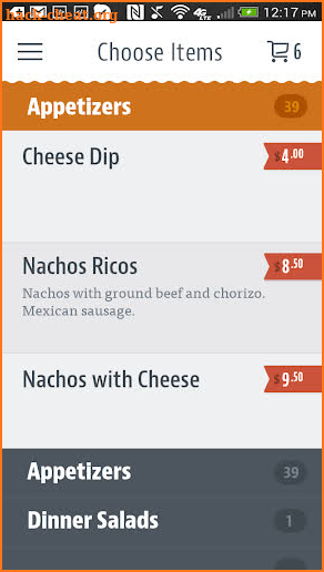Rico's Mexican Grill screenshot