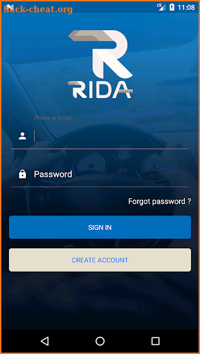 RIDA screenshot