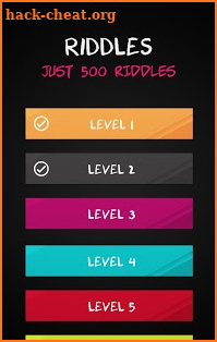 Riddles - Just 500 Riddles screenshot