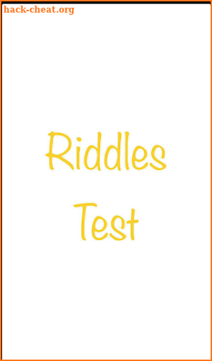 Riddles Test screenshot