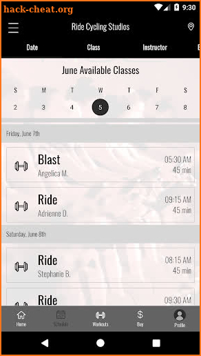 Ride Cycling Studios screenshot