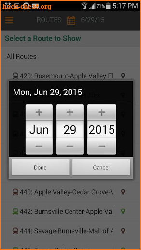 Ride MVTA screenshot