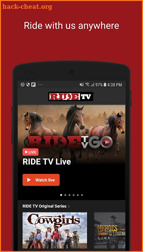 RIDE TV GO screenshot
