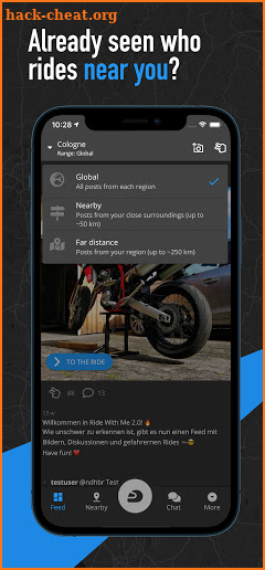 Ride With Me - Motorcycle GPS & Community! screenshot