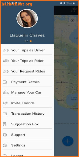 RideApp screenshot