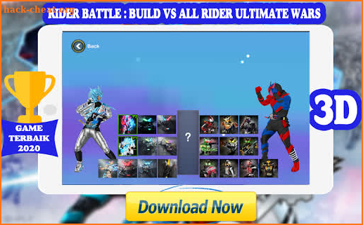 Rider Battle : Build Vs All Rider Henshin Fight 3D screenshot