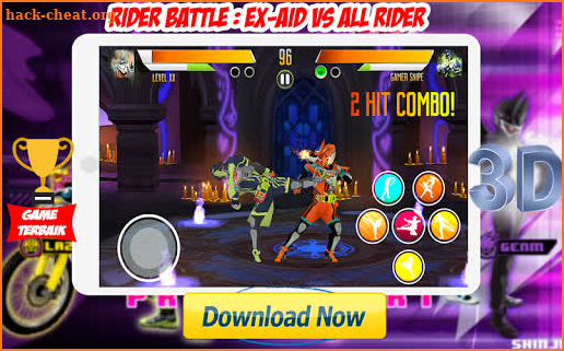 Rider Battle : Ex-Aid Vs All Rider Ultimate 3D screenshot