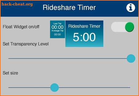Rideshare Timer screenshot