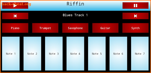 Riffin screenshot