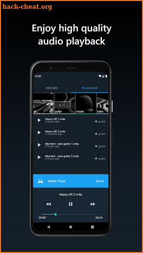 Riffit - Audio Recorder for Musicians screenshot