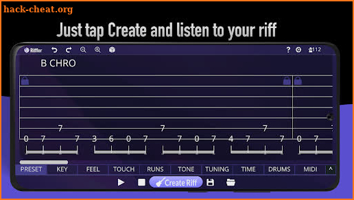 Riffler: Guitar Riff Generator screenshot