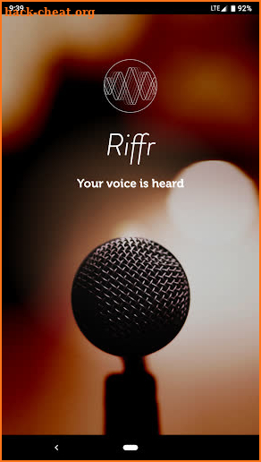 Riffr - Your Voice is Heard screenshot