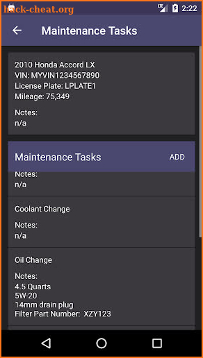 Right Wrench - Car Maintenance Tracker screenshot