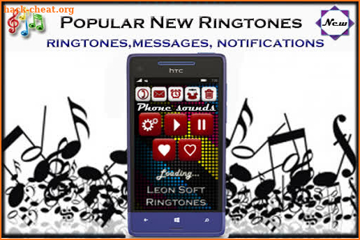 Ring and message tones screenshot