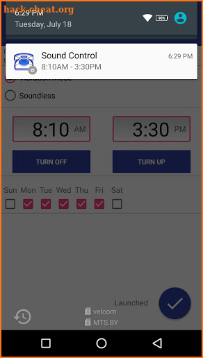 Ring Off – ring off/on scheduler, silent mode. screenshot
