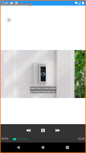 Ring Video Doorbell screenshot