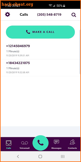 RingDeck Online Phone Service screenshot