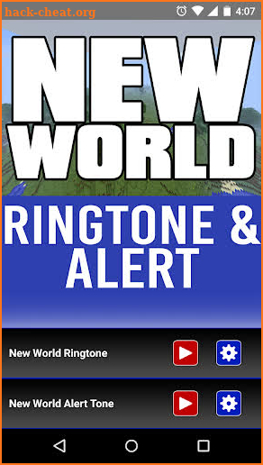 Ringtone & Alert of New World screenshot