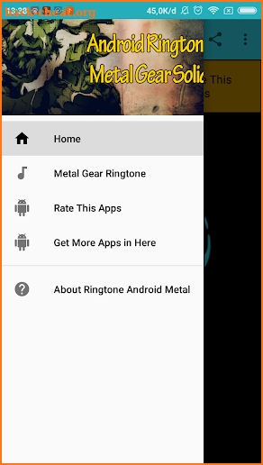 Ringtone Android metal Gear Solid screenshot