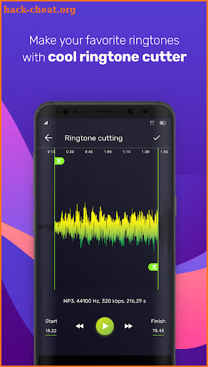 Ringtone maker: MP3 Cutter - Audio Editor screenshot
