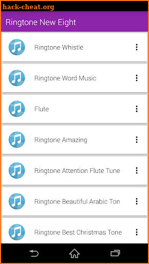Ringtone New Eight screenshot