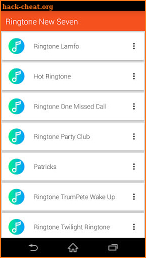 Ringtone New Seven screenshot