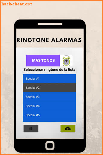 ringtones alarmas, tonos y sonidos de alarmas screenshot
