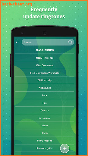 Ringtones App for Android screenshot