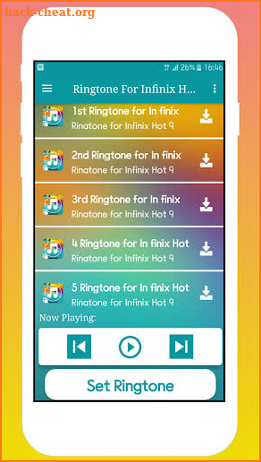 Ringtones for Infinix Hot 9 Pl screenshot