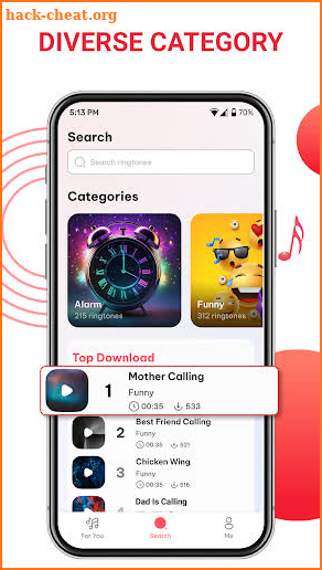 Ringtones Songs for Android screenshot