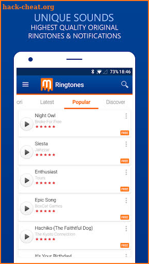 Ringtones, Wallpapers & Themes - Mobiles24 screenshot