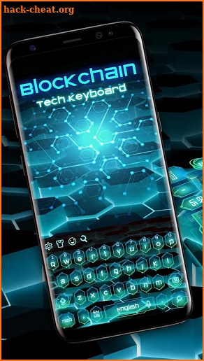 Ripple Block Chain Keyboard screenshot