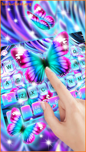 Ripple Galaxy Butterfly keyboard screenshot