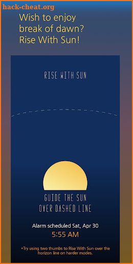 Rise With Sun Sunrise Alarm screenshot