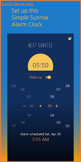 Rise With Sun Sunrise Alarm screenshot