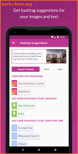 RiteTag Hashtag Toolkit screenshot