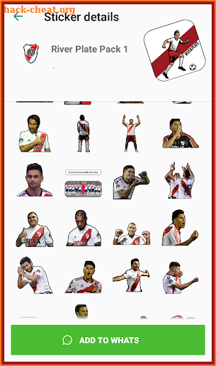 River Plate Stickers For WhatsApp - WAStickerApp screenshot
