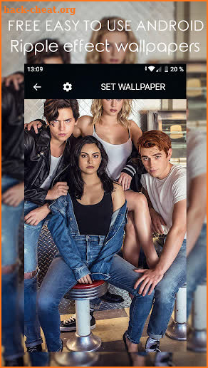 Riverdale Girls Teen HD Live Wallpaper screenshot